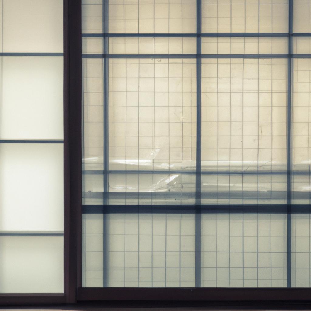 2. 障子代わりにリビング空間をシェード